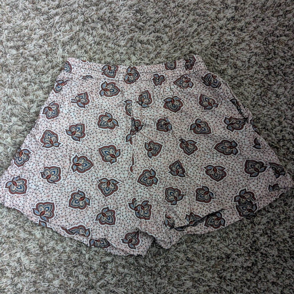 Floral Patterned Shorts